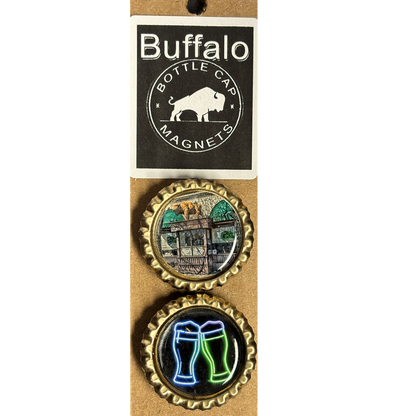 Coles Bar & Restaurant - Buffalo Bottle Cap Magnets