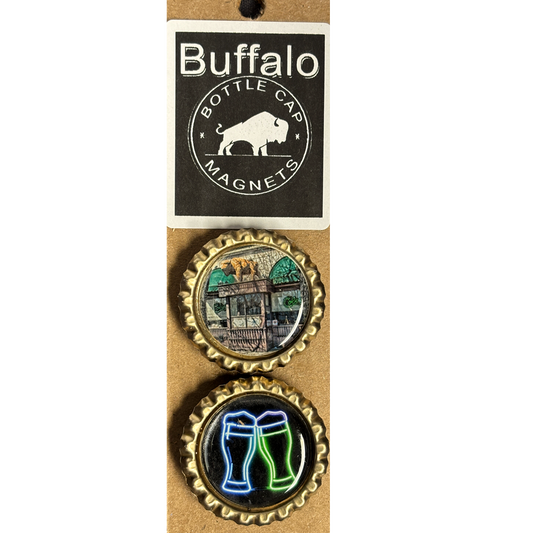 Coles Bar & Restaurant - Buffalo Bottle Cap Magnets