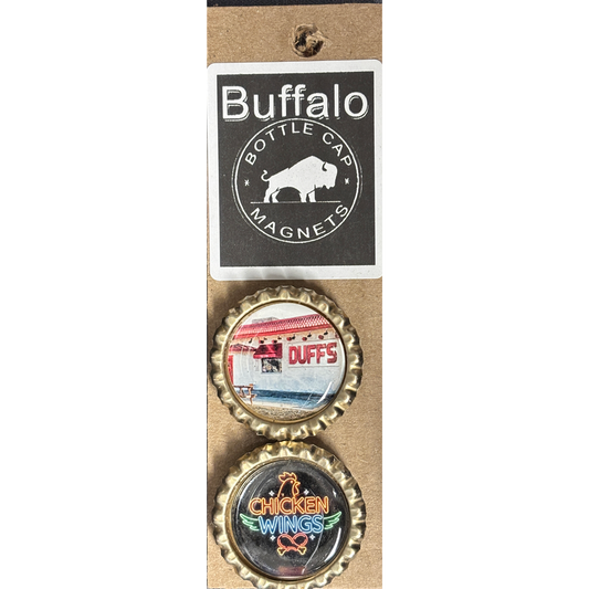 Duffs & Neon Wings image - Buffalo Bottle Cap Magnets