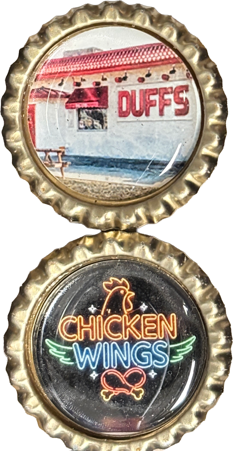 Duffs & Neon Wings image - Buffalo Bottle Cap Magnets