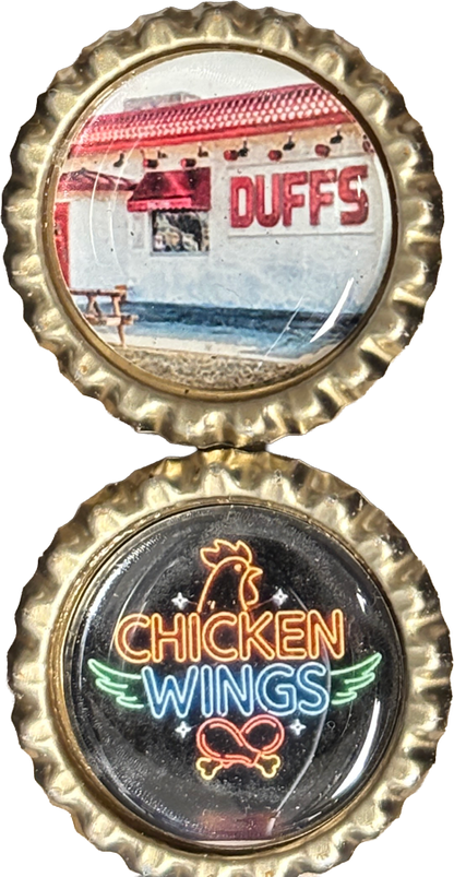 Duffs & Neon Wings image - Buffalo Bottle Cap Magnets