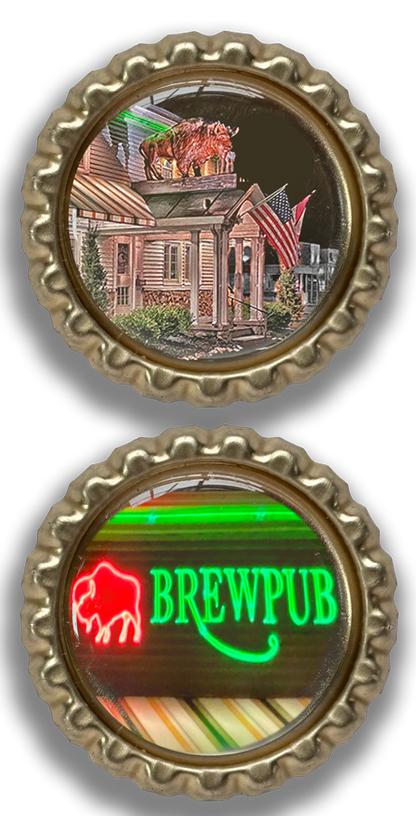 Buffalo Bottle Cap Magnets – Buffalo Brew Pub