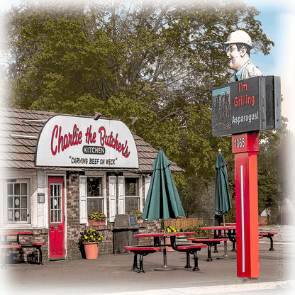 Charlie the Butcher - Buffalo NY Ceramic Coaster