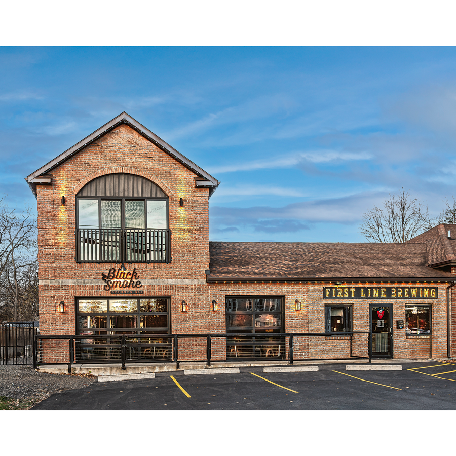 First Line Brewing and Black Smoke bar