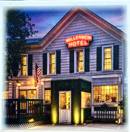 Wallenwein Hotel East Aurora - ceramic coaster