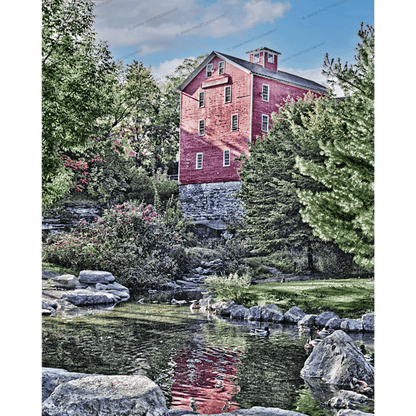 Glen Park, Mill, Pond Magnet