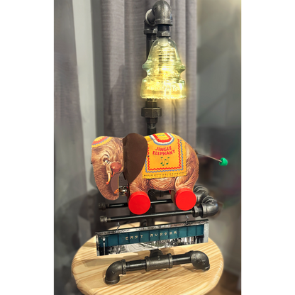 Jingle Elephant Steampunk industrial lamp