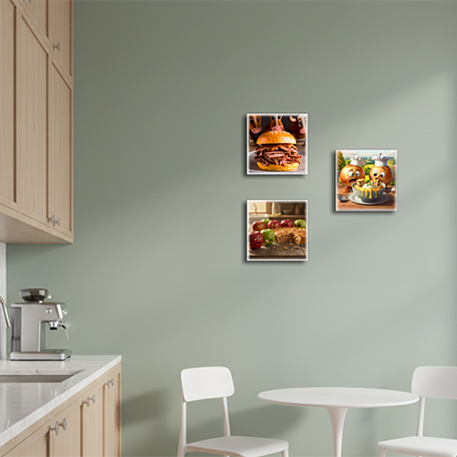 Apple Pie Wall Tile: Humorous Art for Kitchen Decor