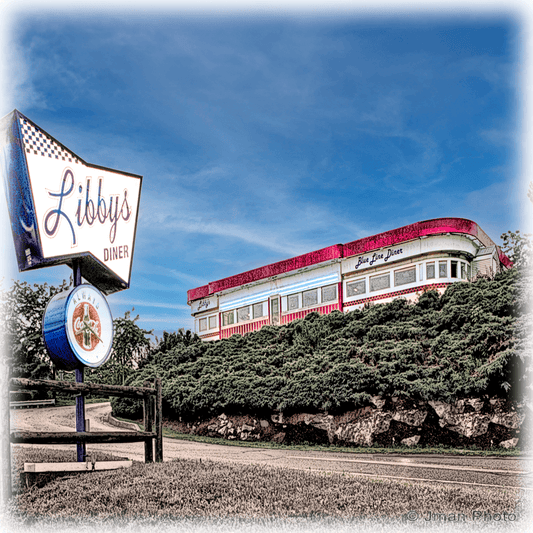 Libby's Diner - Unique Diner Restaurant Photo Art