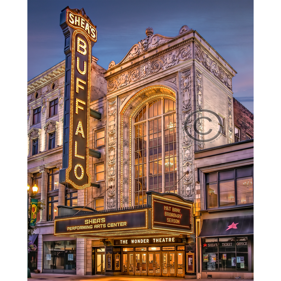 Shea's Buffalo Theatre Evening Image