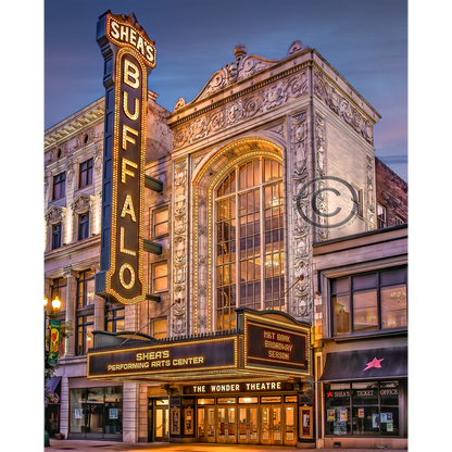 Shea's Buffalo Theatre Evening Image