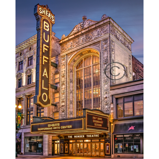 Shea's Buffalo Theatre Evening Image