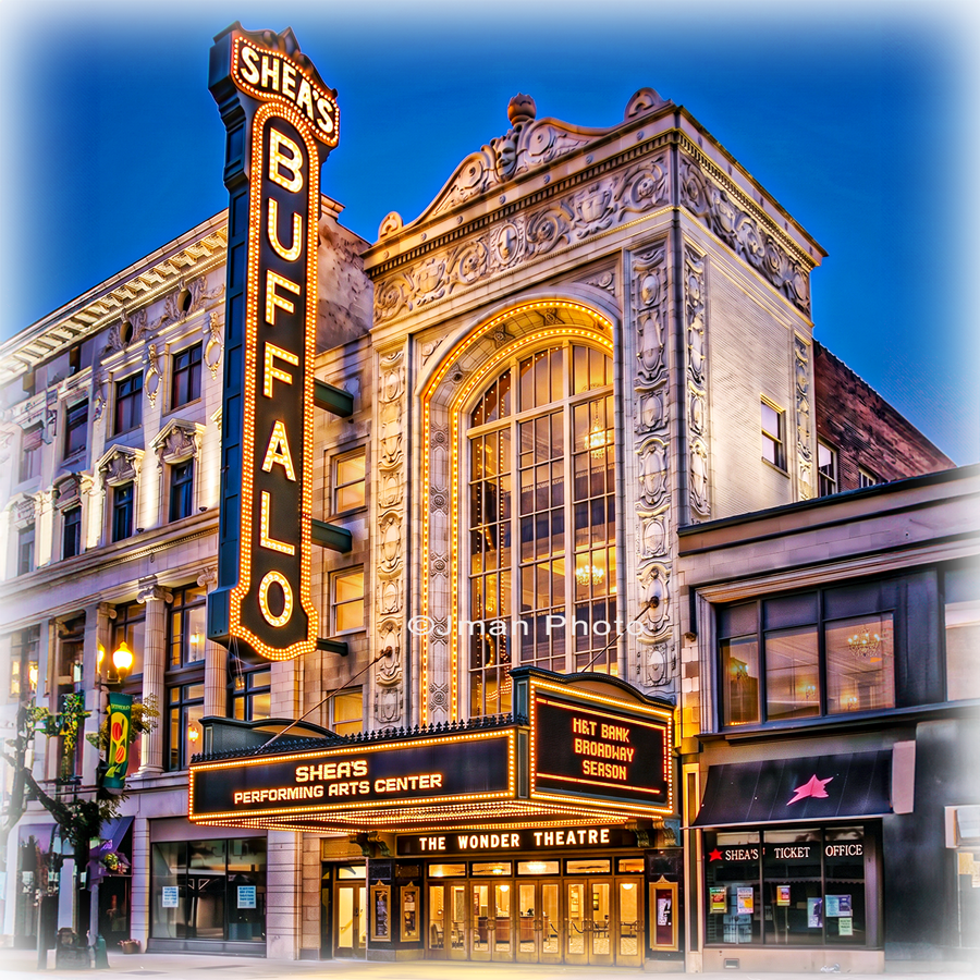 Shea's Theatre Ceramic Coaster - Buffalo's Iconic Theatre