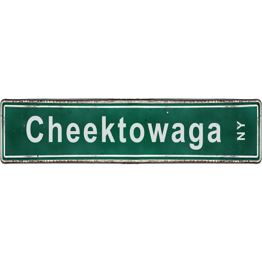 Street Signs - Chektowaga NY - Ceramic Wall Art