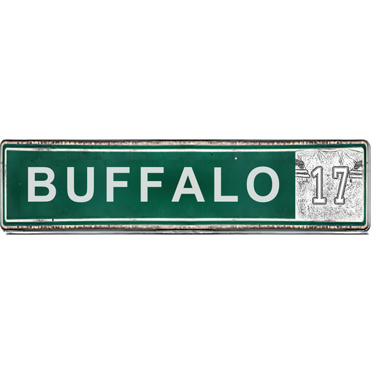 Buffalo NY Street Signs - Buffalo 17 - Ceramic Wall Art