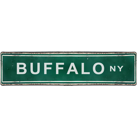 Buffalo NY Street Signs - Buffalo NY - Ceramic Wall Art