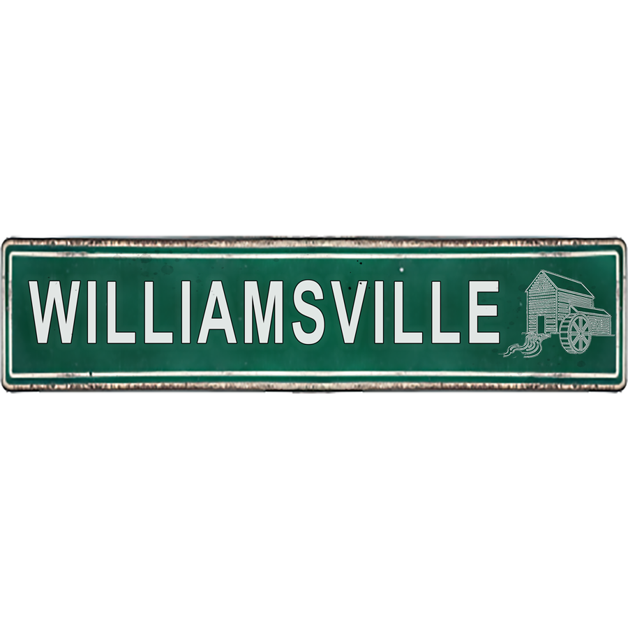 Street Signs - Williamsville - Ceramic Wall Art
