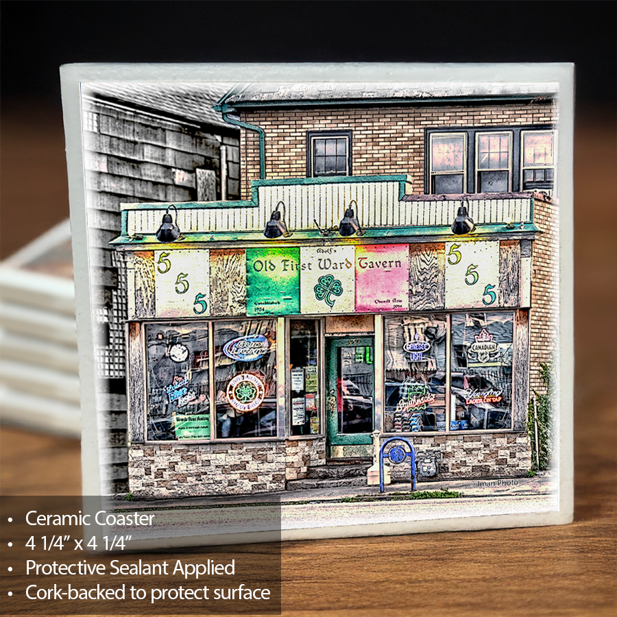 Adolf's First War Ceramic Coaster