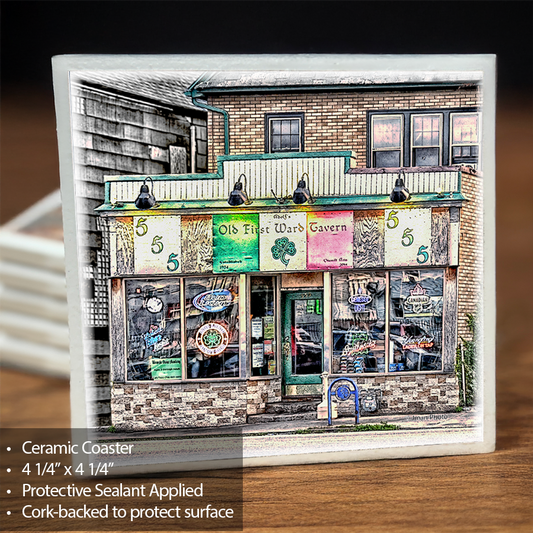 Adolf's First War Ceramic Coaster