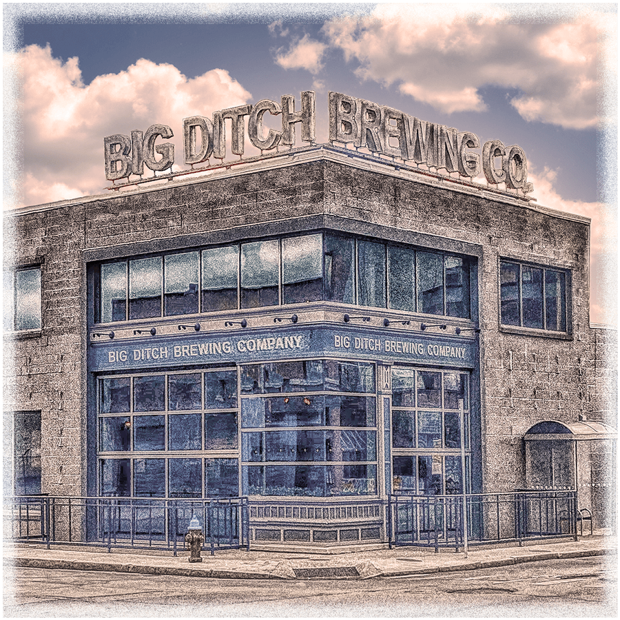 Big Ditch Ceramic Coaster - Buffalo History