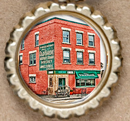Swannie House - Buffalo Bottle Cap Magnet