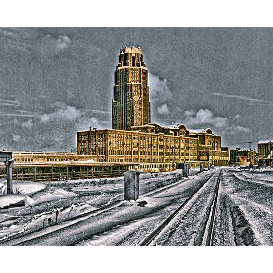 Central Terminal Winter Track Side Magnet