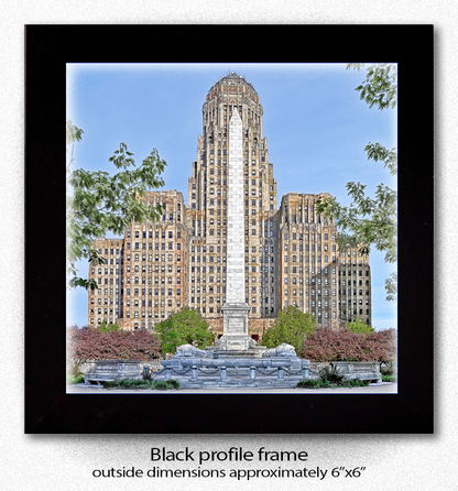 City Hall-Mckinley Monument Ceramic Coaster