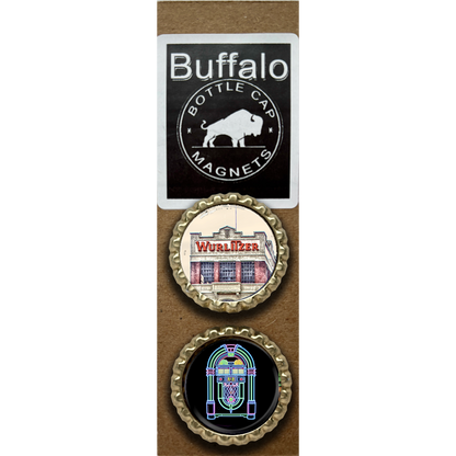 Wurlitzer Building - Buffalo Bottle Cap Magnets