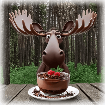 Chocolate Mousse Ceramic Tile Wall Art & Trivet for Kitchen