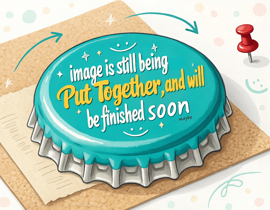 Crystal Beach Comet - Buffalo Bottle Cap Magnets