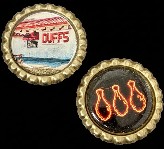 Duffs & Neon Wings - Buffalo Bottle Cap Magnet