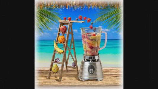 Smoothie Drink -Funny Kitchen Art:  Ceramic Coaster, Ceramic Wall TIle, Ceramic Trivet, Print