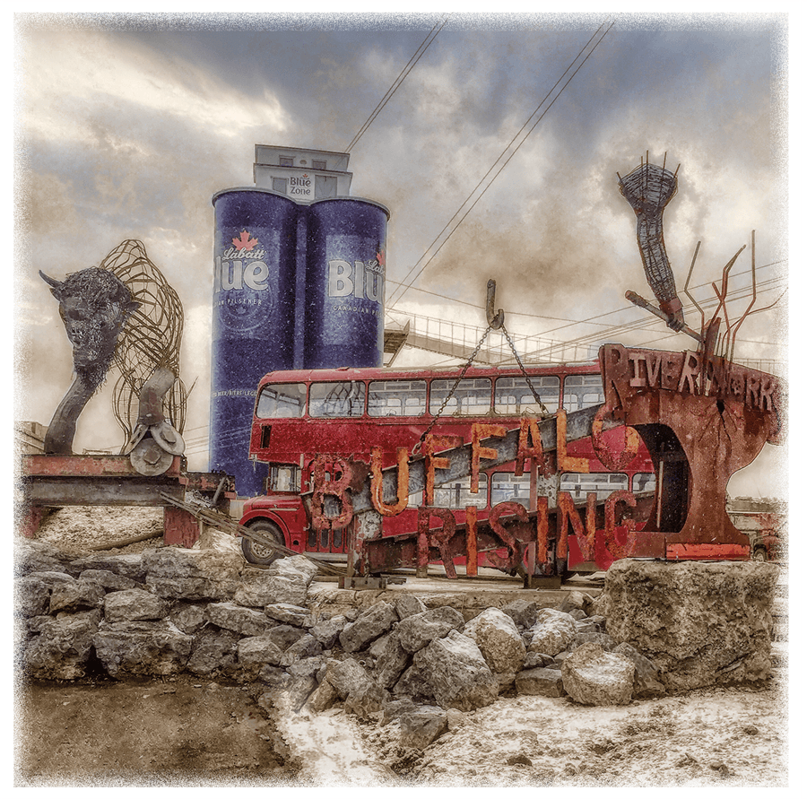 Riverworks - Buffalo NY Ceramic Coaster