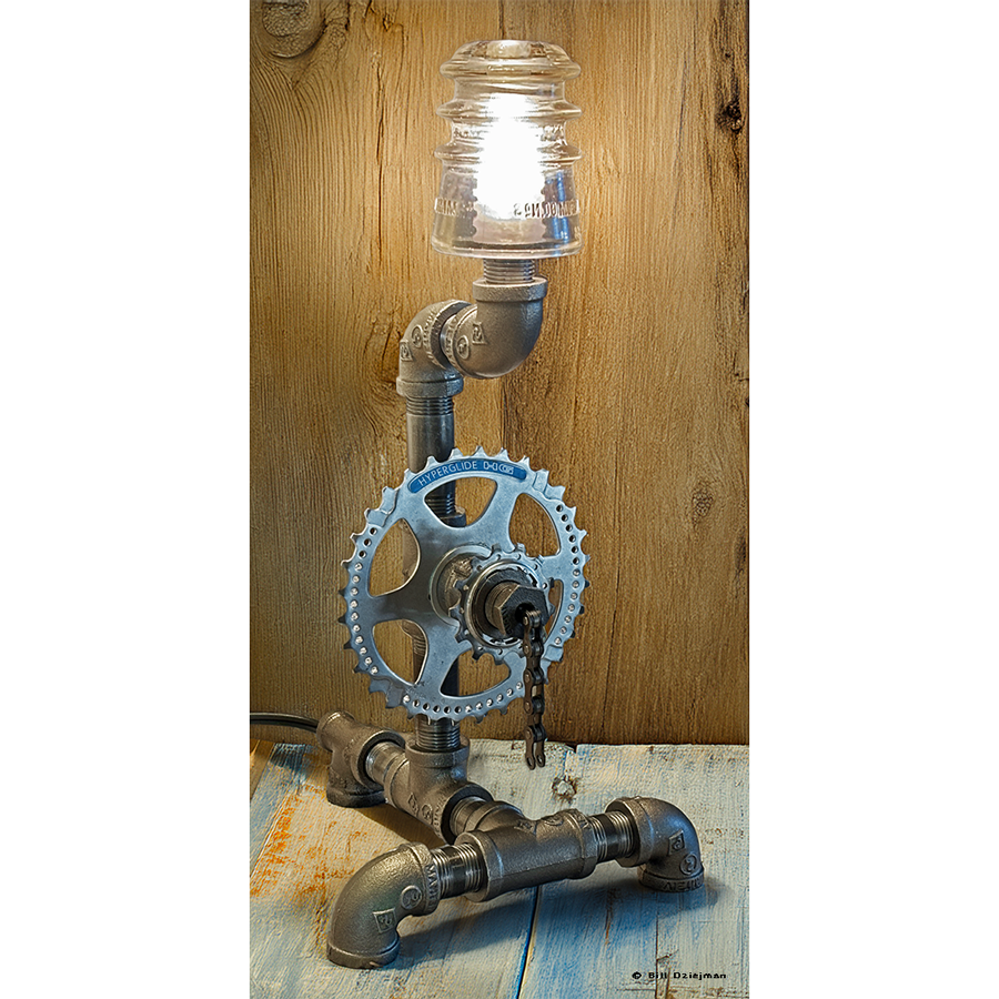 Steampunk Lamp Cycling Parts