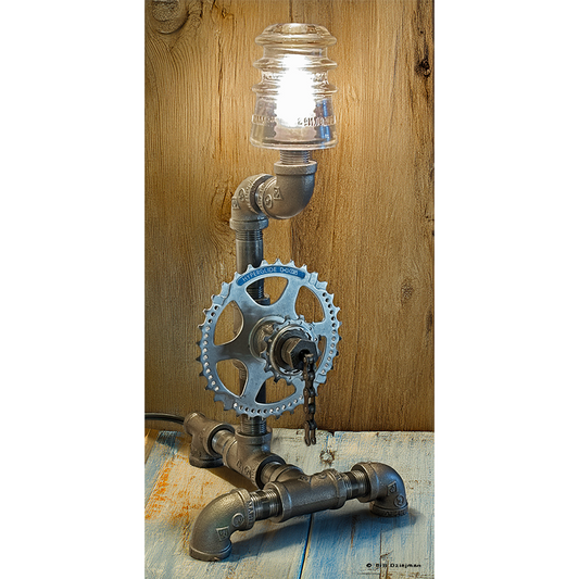 Steampunk Lamp Cycling Parts