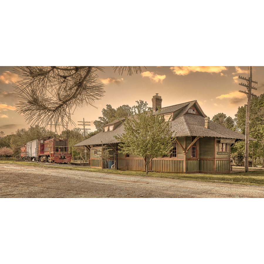 Williamsville Train Station - Depot-Locomotive