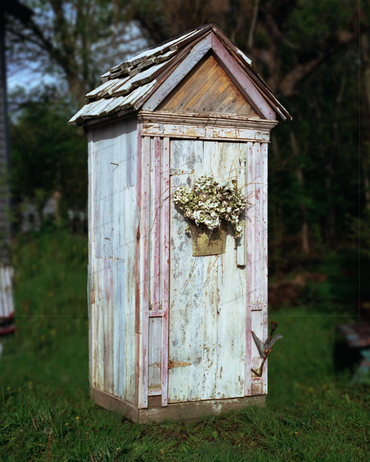 Flowering Door Outhouse