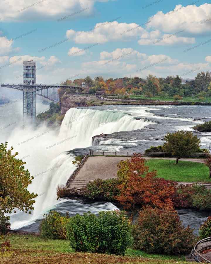 American Falls in the fall time WNY jmanphoto Buffalo New York Photograph Image