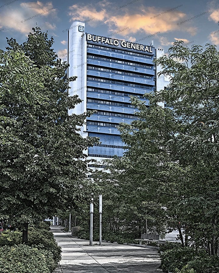 Buff General Buffalo General Hospital, High St. Buffalo NY, Photograph image art ...