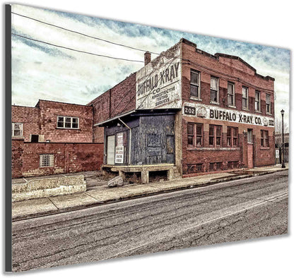 Buffalo X-Ray Company Building Photograph, Perry Street in Buffalo NY WNY jmanphoto