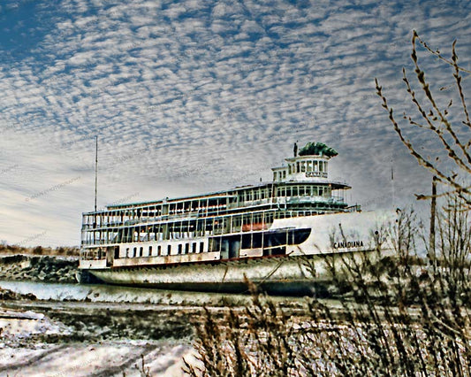 Canadiana Ferry Boat Photo- Crystal Beach Boat - Buffalo, NY WNY jmanphoto Buffalo New York Photograph Image