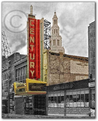 Century Theatre Marquee photograph in Buffalo NY WNY jmanphoto