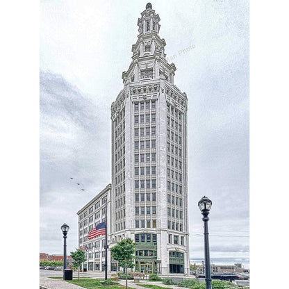 Electric Tower Downtown Buffalo Historical Architecture Photography WNY jmanphoto