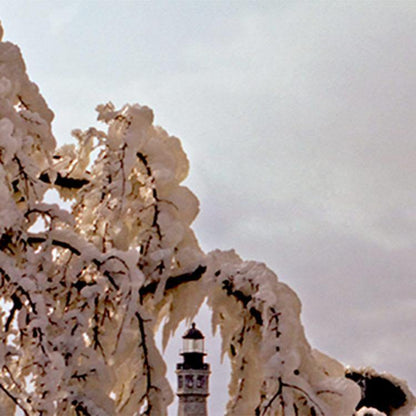 Iced Chinaman Lighthouse Photograph - Buffalo New York - Ready To Hang Wall Art WNY jmanphoto