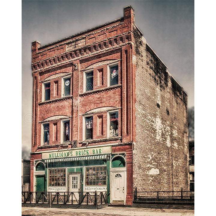 Mulligan's Brick Bar Photograph on Allen Street In Buffalo NY WNY jmanphoto