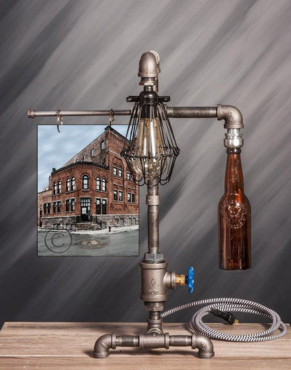 Phoenix Steampunk Table Lamp - Buffalo New York Photograph WNY jmanphoto