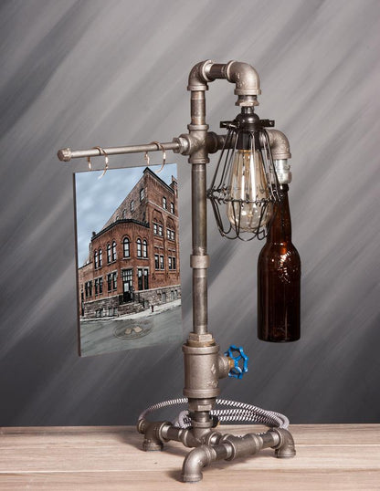 Phoenix Steampunk Table Lamp - Buffalo New York Photograph WNY jmanphoto